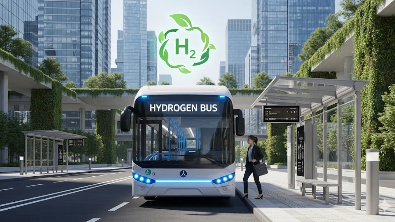Hydrogen fuel cell Bus launched Hydrogen fuel cell Bus launched