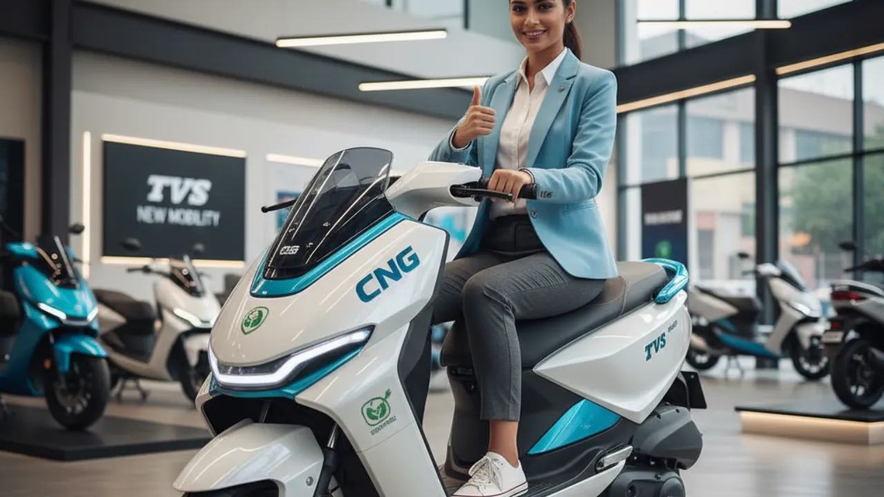 TVS CNG scooty price TVS CNG scooty price
