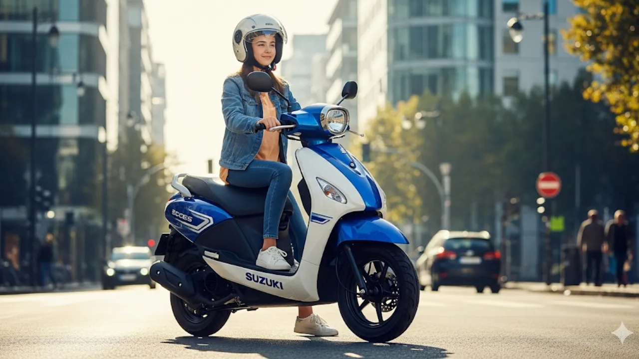 Suzuki E Access इलेक्ट्रिक स्कूटर भारत में सितंबर 2025 लॉन्च की पूरी डिटेल्स