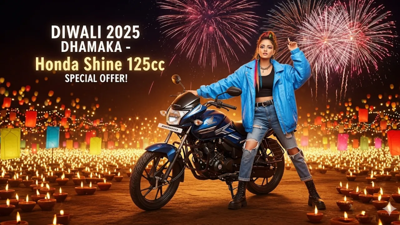 दिवाली का तोहफा, Honda Shine पर मिल रहा तगड़ा डिस्काउंट, इतने रूपए का मिलेगी छूट
