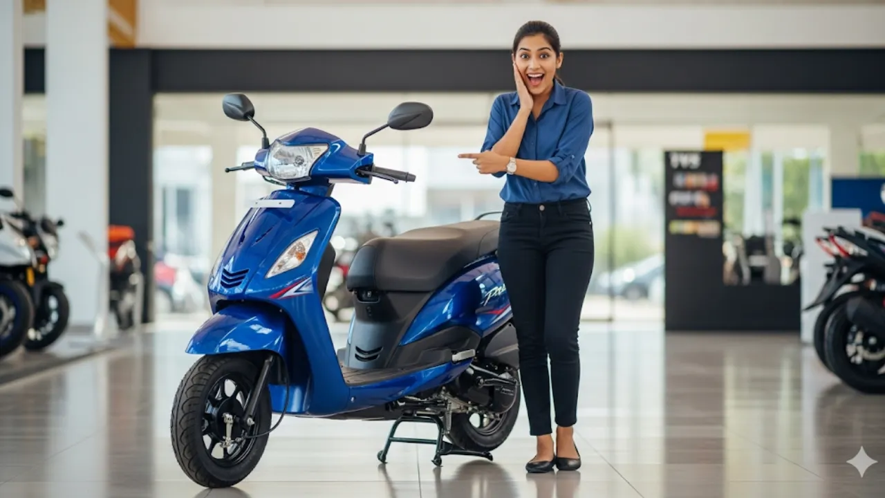 सिर्फ 60 हजार रूपए में घर ले आइये TVS Scooty Pep Plus स्कूटर , जाने फीचर और अन्य डिटेल्स
